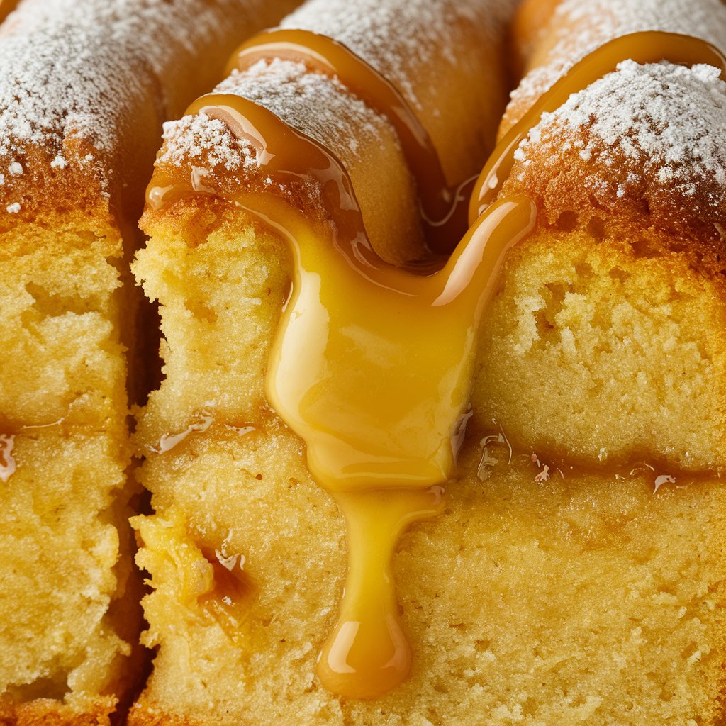 What is butter cake made of?