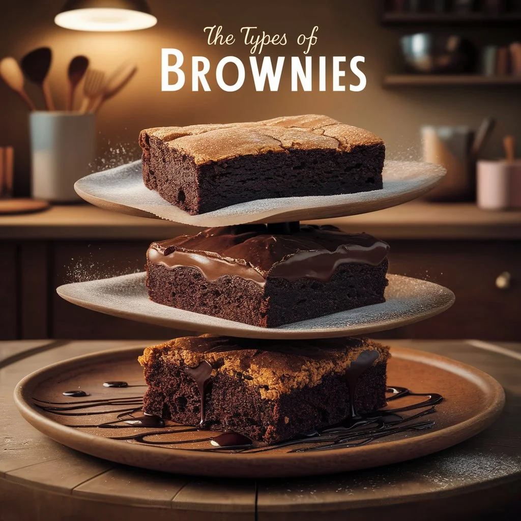 What are the three types of brownies?