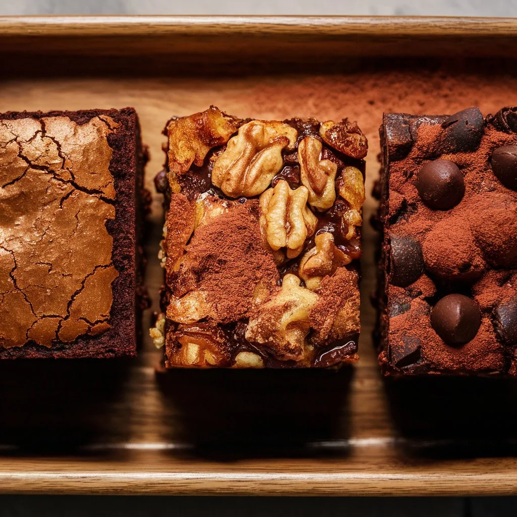 What are the three types of brownies?