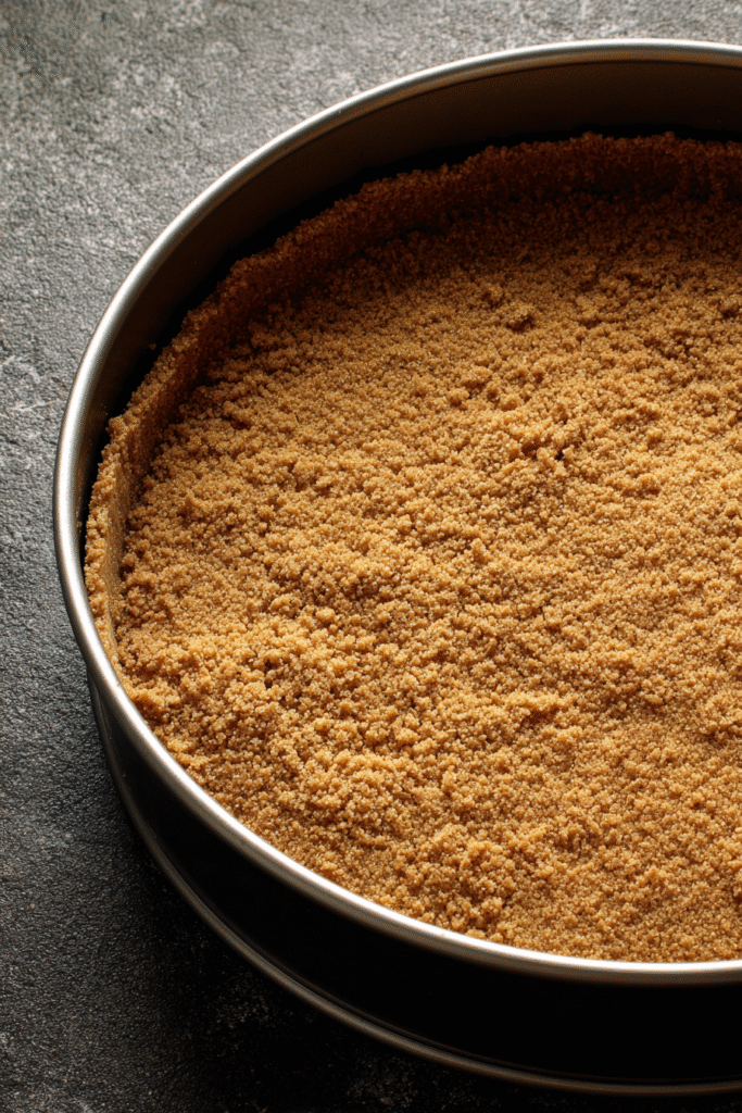 Graham cracker crust for New York cheesecake