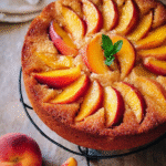 Fresh peach cake perfect for summer gatherings