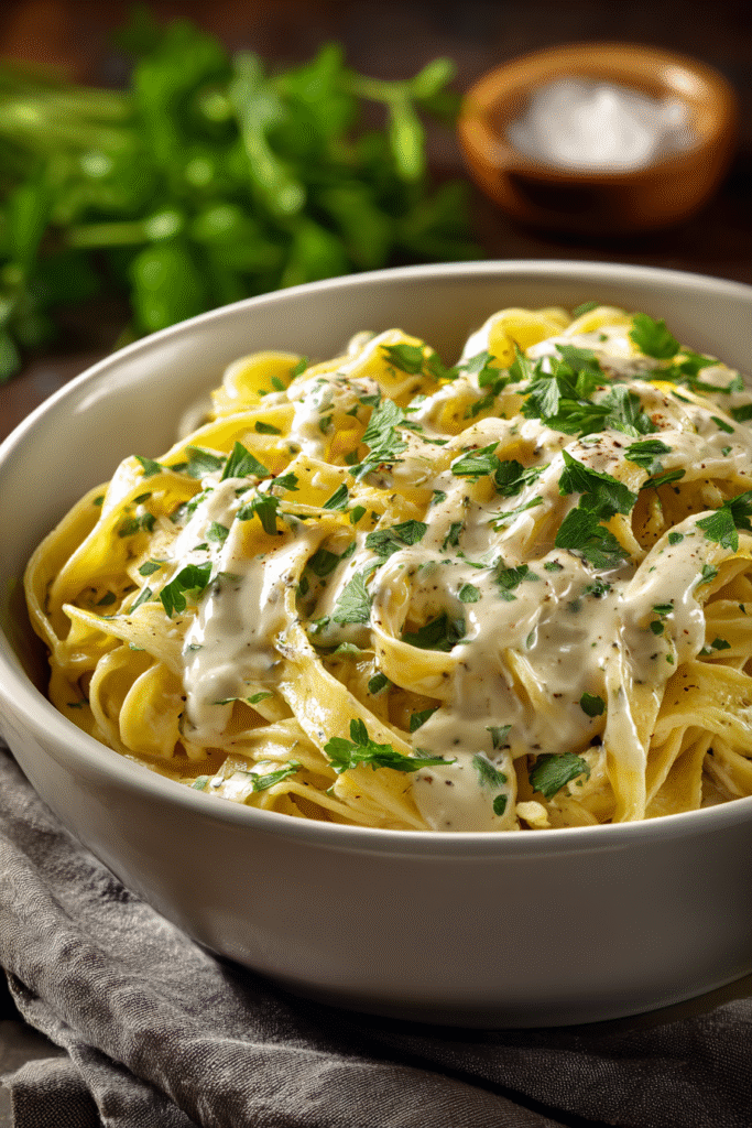 Quick Kitchen Sauce served with pasta