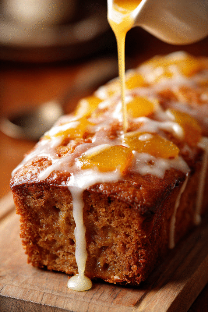 Glazing Peach Cake Recipe