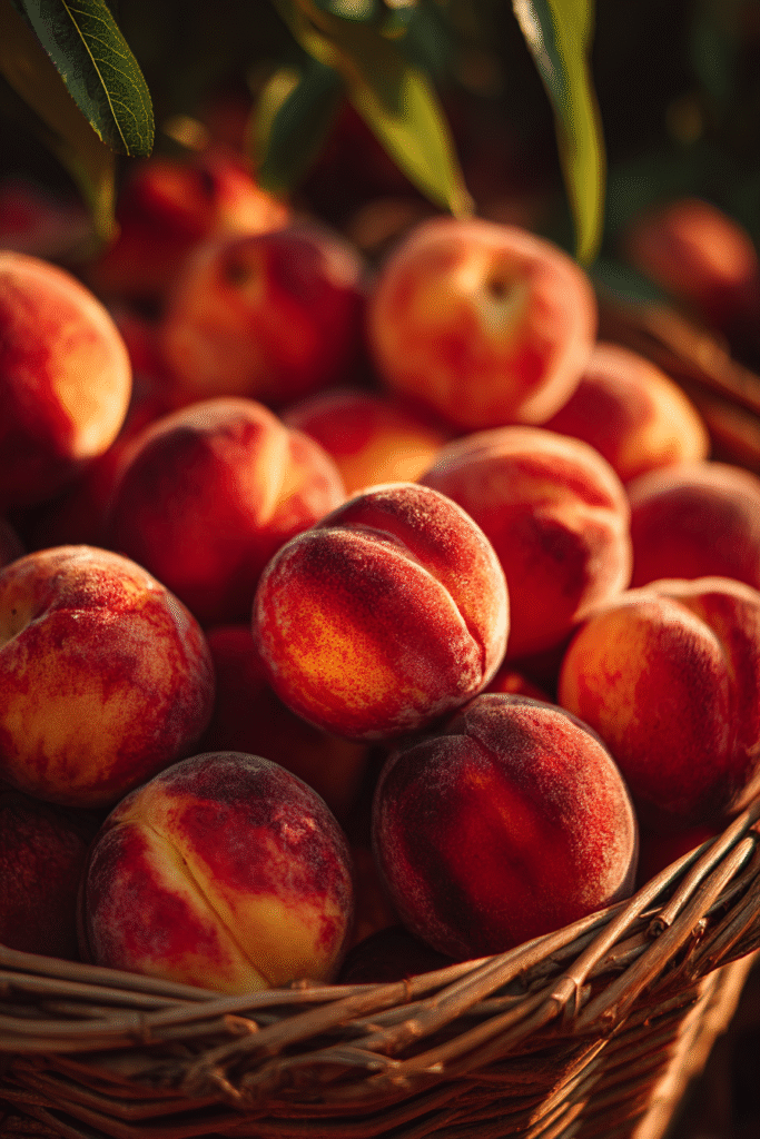 Fresh peaches for Peach Cake Recipe