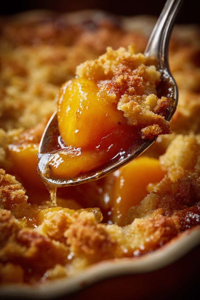 Beginner-friendly Southern Peach Cobbler Scoop