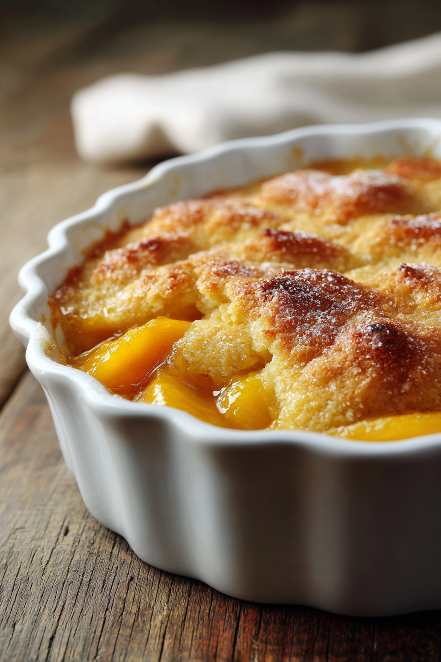 easy southern peach cobbler recipe fresh baked dessert