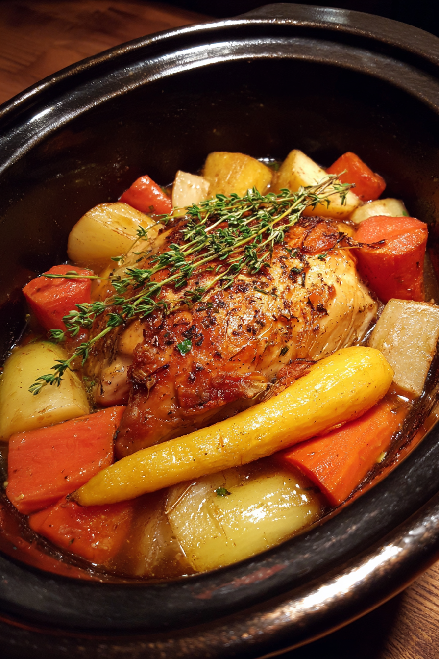 Easy Crockpot Dinners with Healthy Chicken Recipe in Slow Cooker