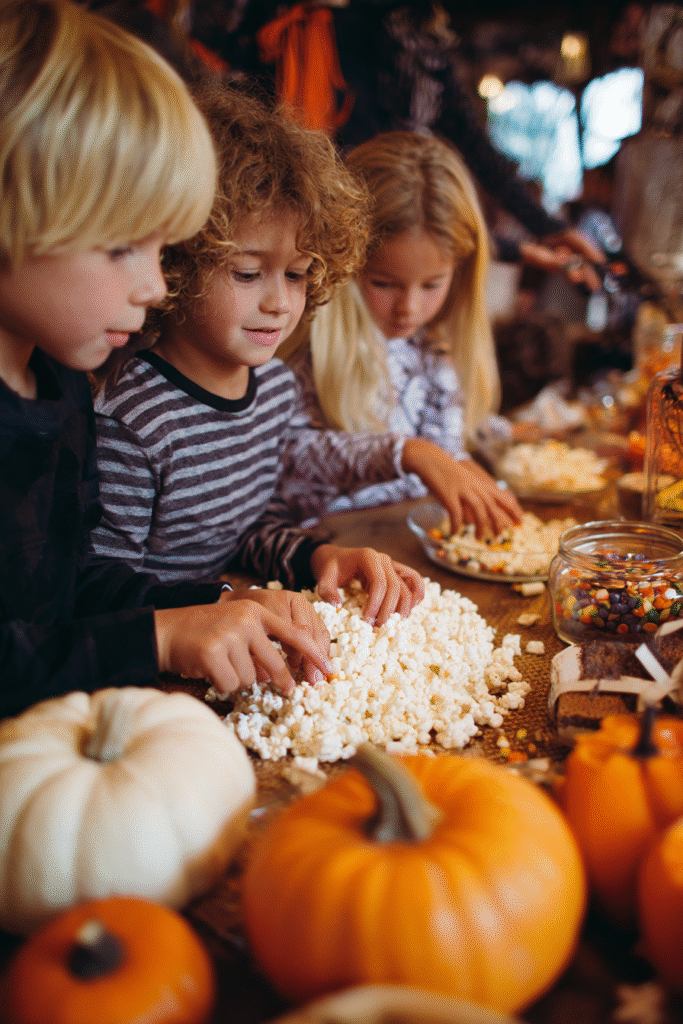 Halloween Rice Krispies treats for kids party