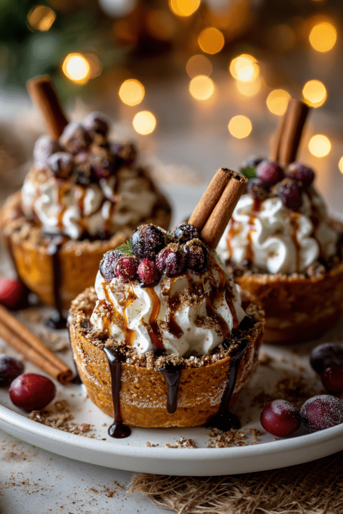 pumpkin charcuterie cups dessert ready to serve