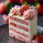 Delicious homemade birthday cake decorated with colorful frosting and candles.