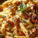 Delicious Marry Me Chicken Pasta recipe with creamy sauce and herbs