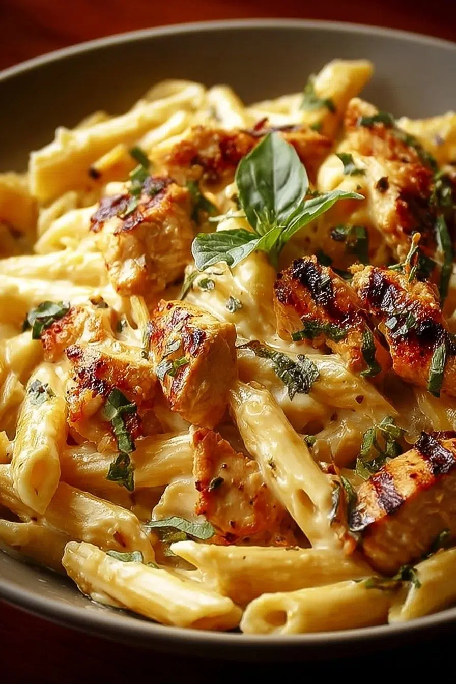Delicious Marry Me Chicken Pasta recipe with creamy sauce and herbs