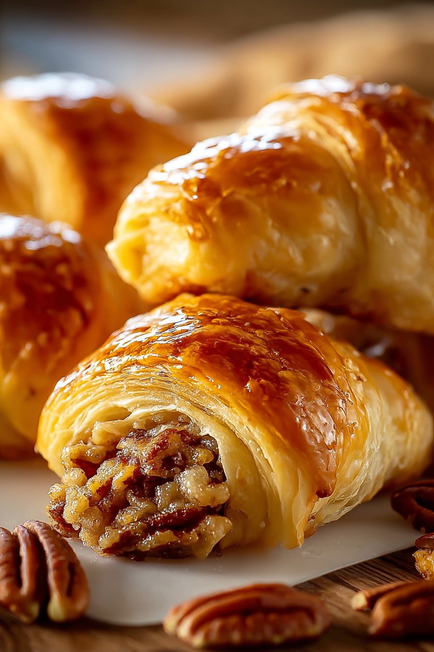 Pecan Pie Crescent Rolls