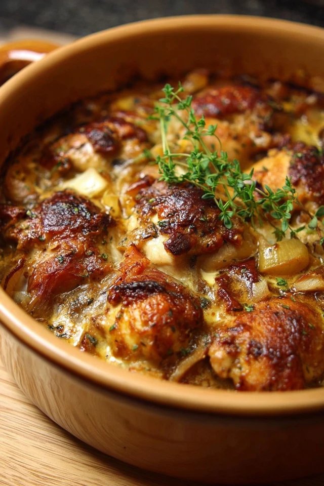 French Style Chicken Casserole in the Norman Way