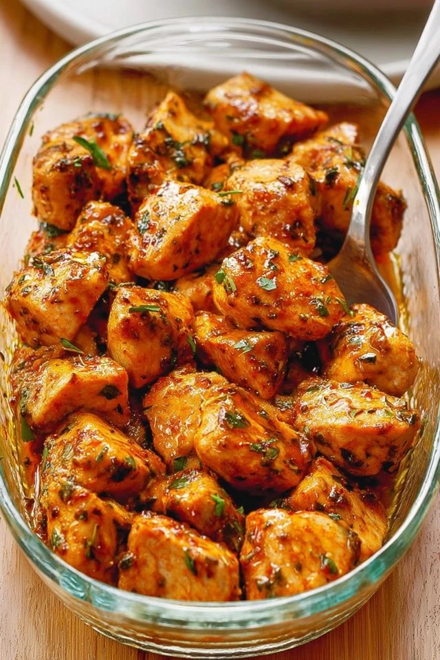 Oven-Baked Chicken Bites