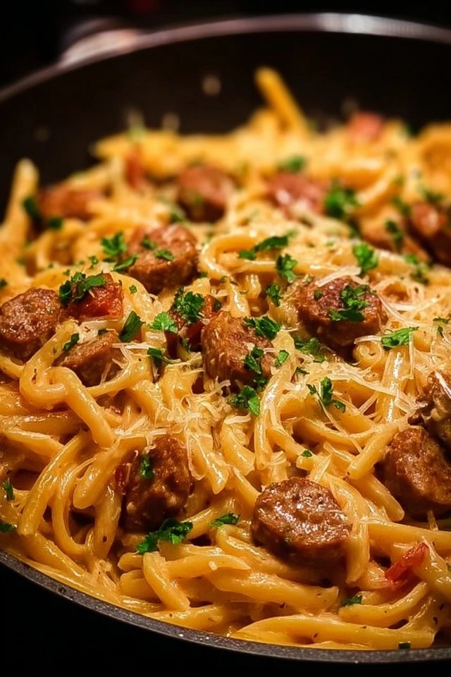 Creamy Smoked Sausage Pasta - A Rich & Flavorful Comfort Dish