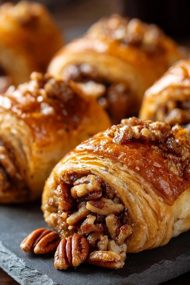 Pecan Pie Crescent Rolls