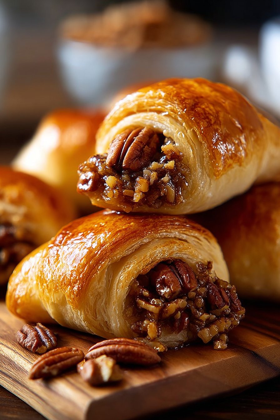 Pecan Pie Crescent Rolls