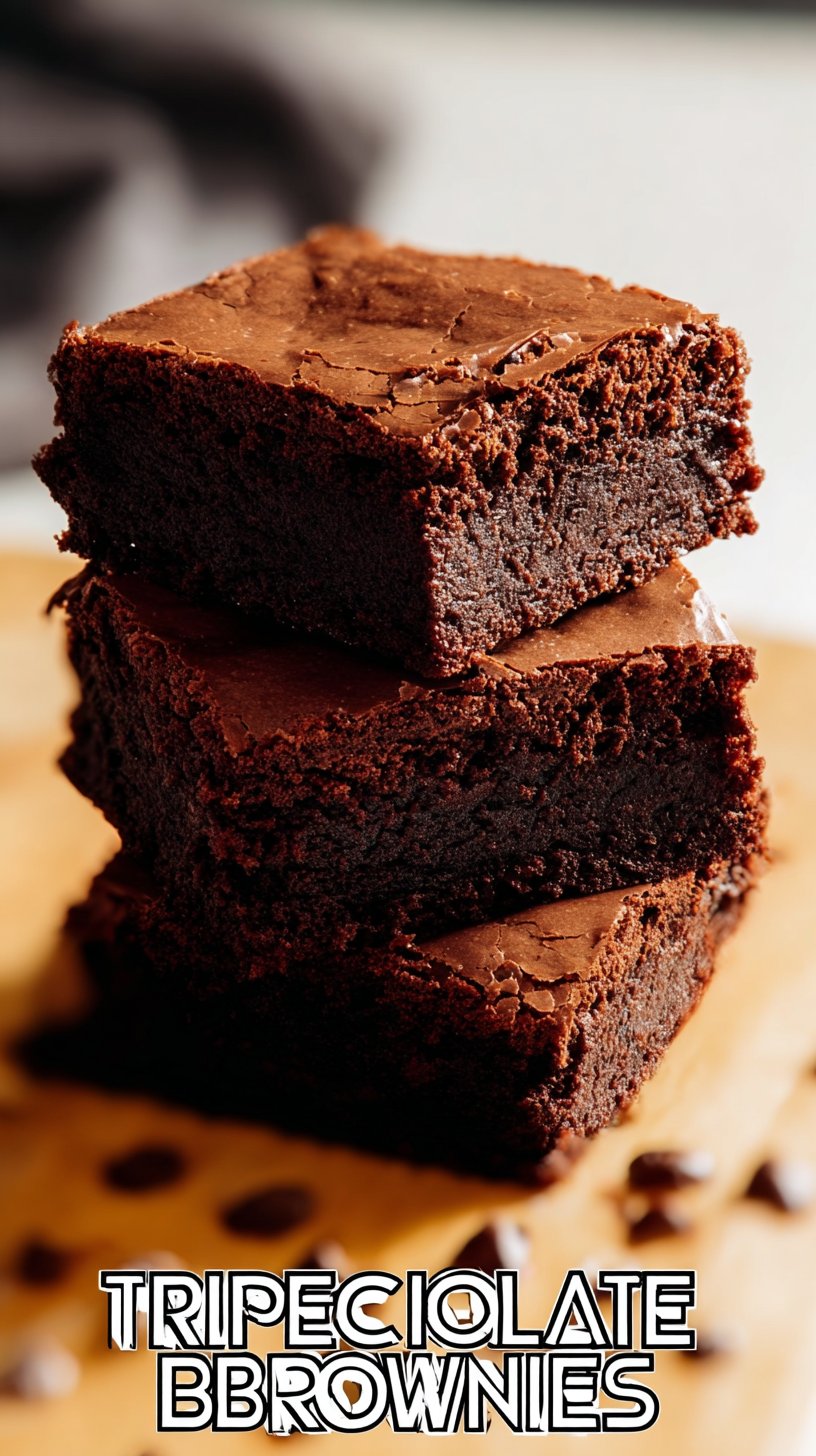 Triple Chocolate Brownies