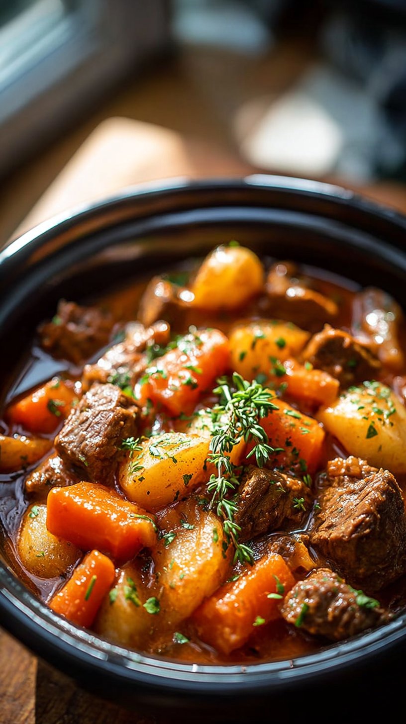 High-Protein Crock Pot Beef Stew