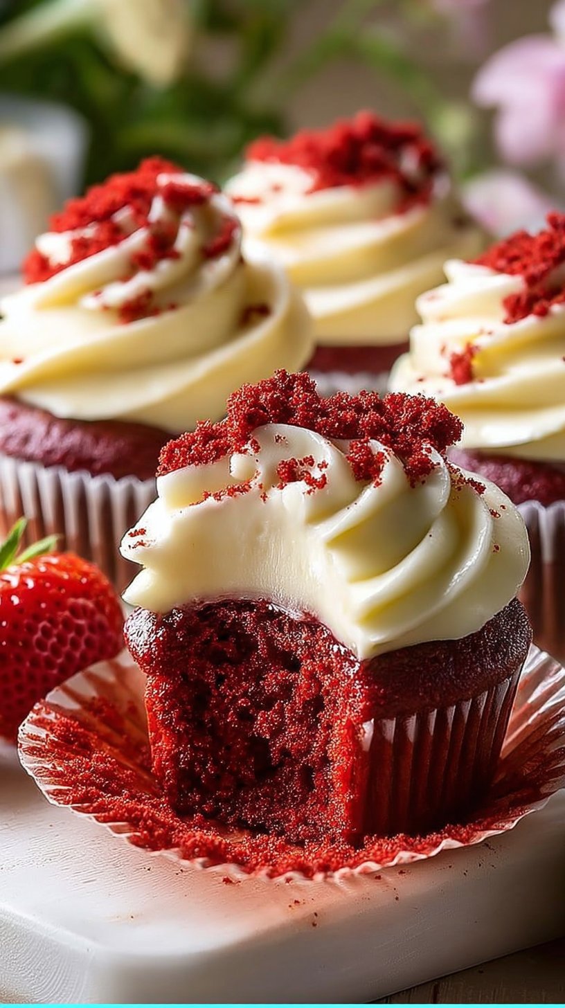 Red Velvet Crush Cupcakes