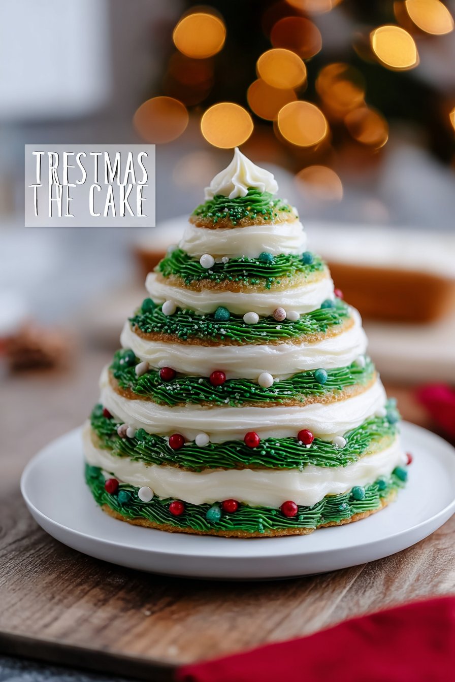 Christmas Tree Cake