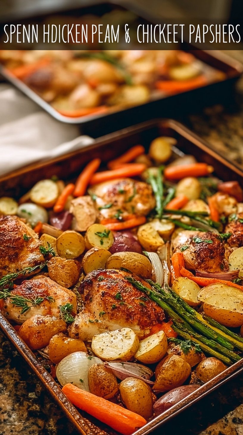 Sheet Pan Chicken and Veggies - The Feathered Nester