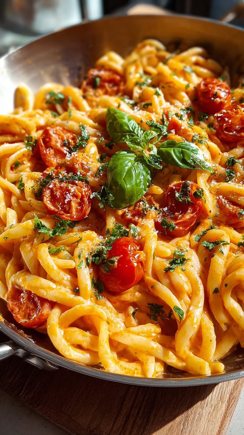 Easy One Pot Creamy Tomato Pasta