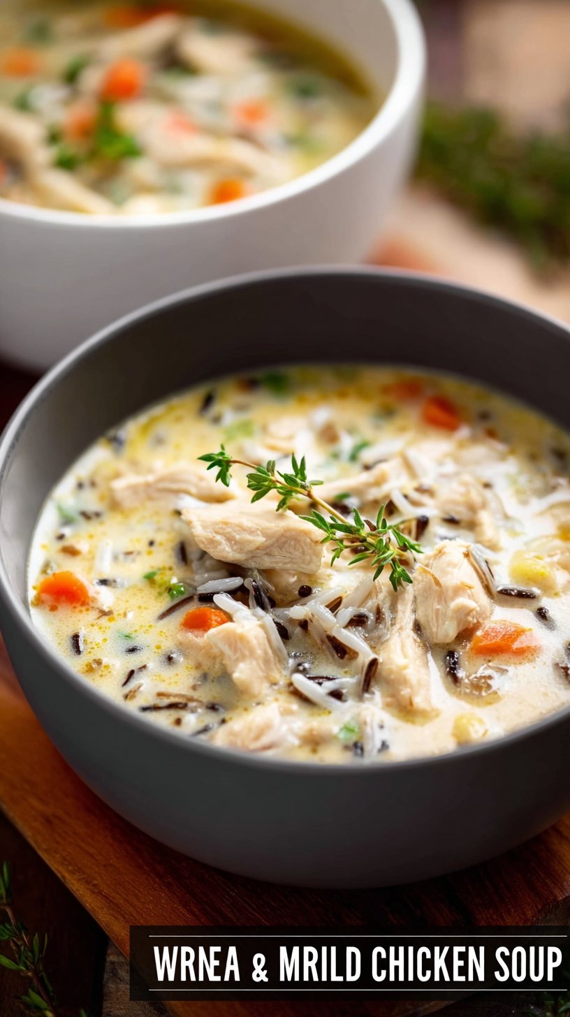 Creamy Chicken and Wild Rice Soup