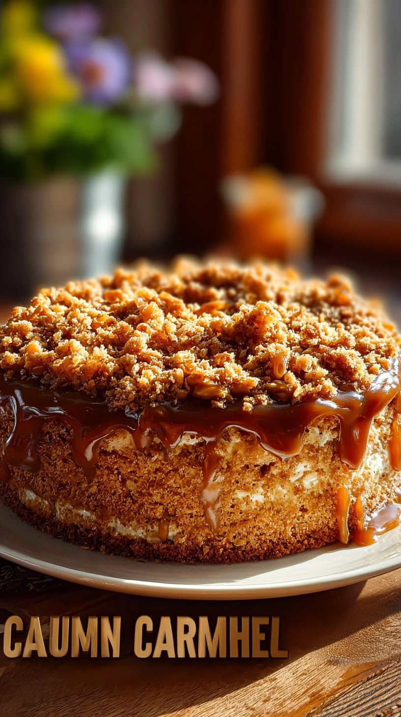 Caramel Crunch Cake