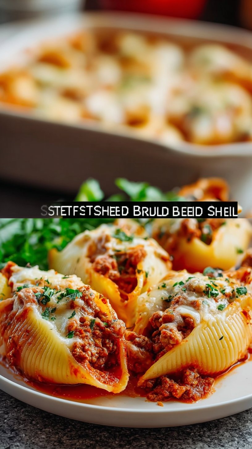 Best Stuffed Shells with Ground Beef