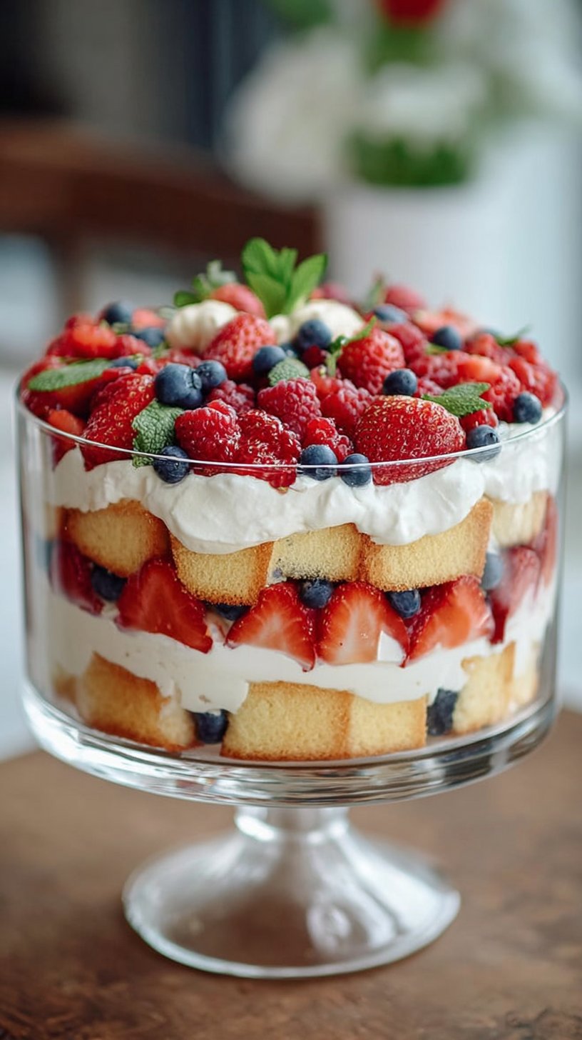 Pound Cake Berry Trifle