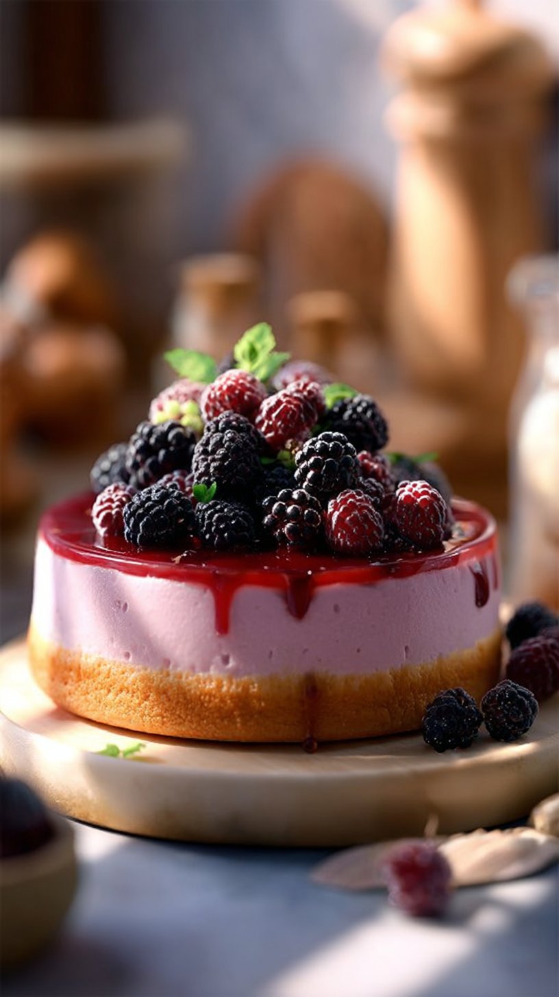 Blackberry Cheesecake