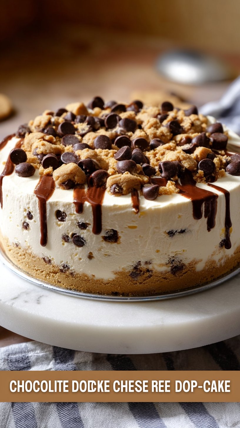 Chocolate Chip Cookie Dough Ice Cream Cake