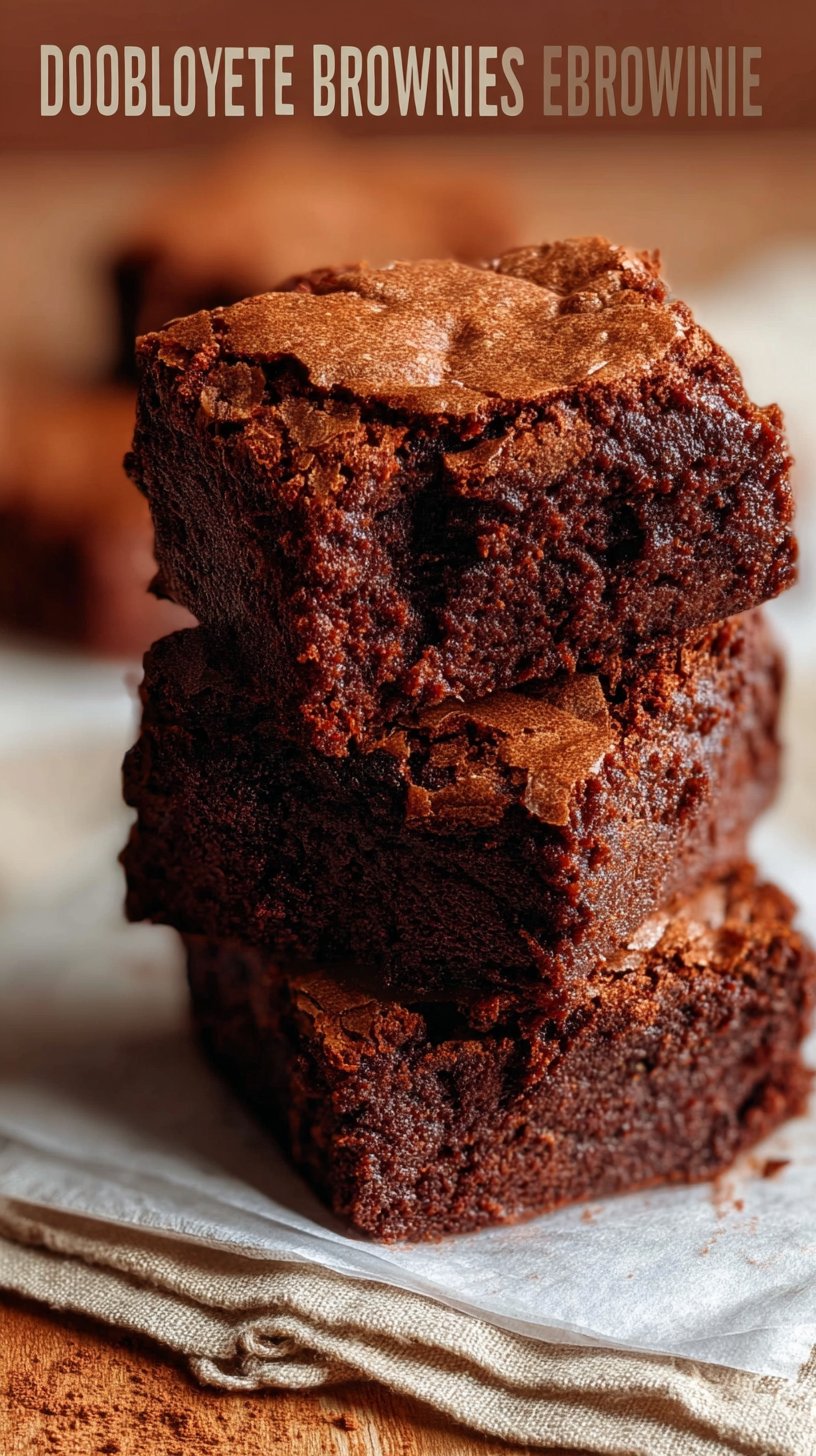 Double Chocolate Brownies