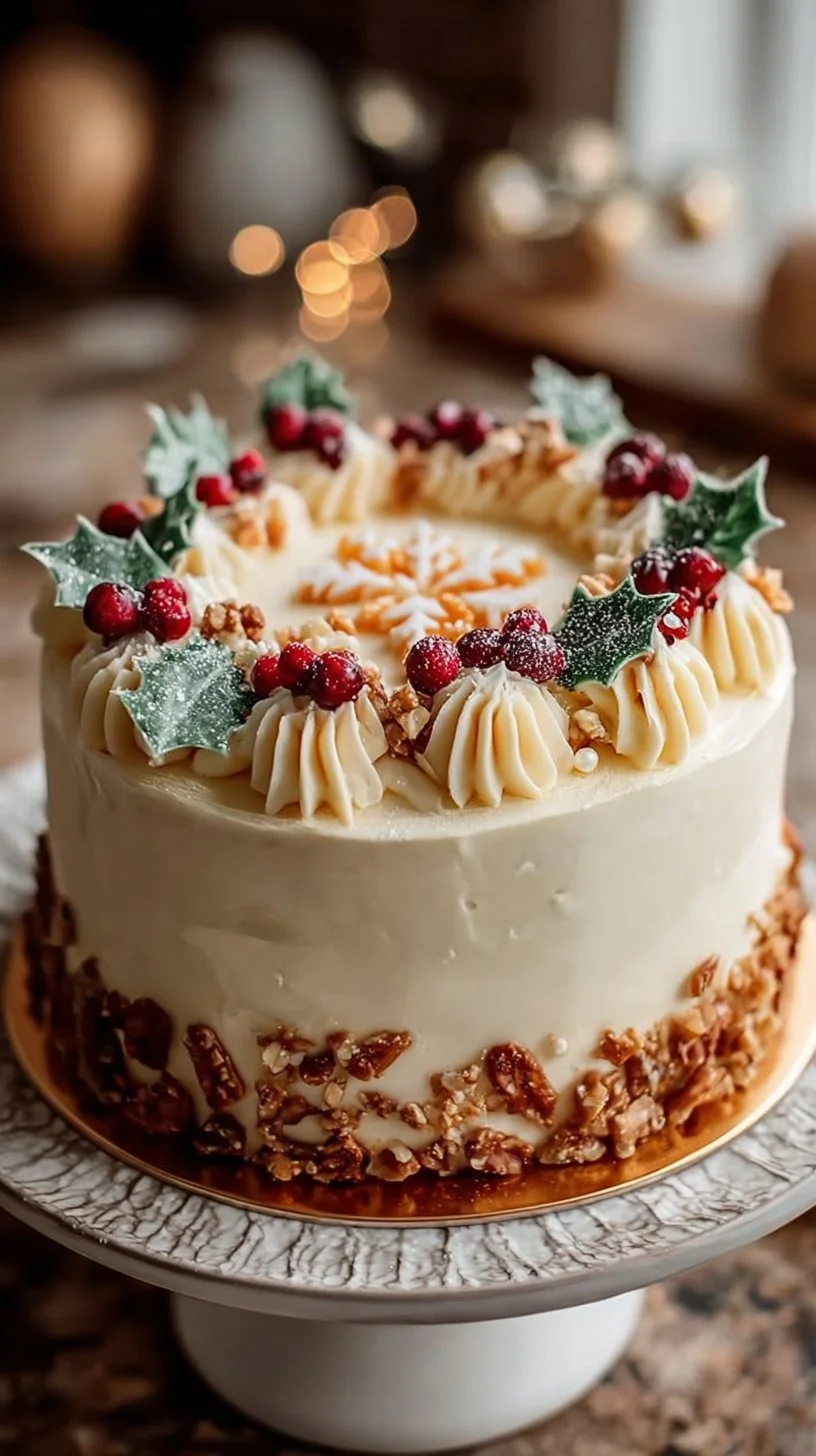 Christmas Cake – A Festive Masterpiece Bursting with Holiday Flavors and Joy!