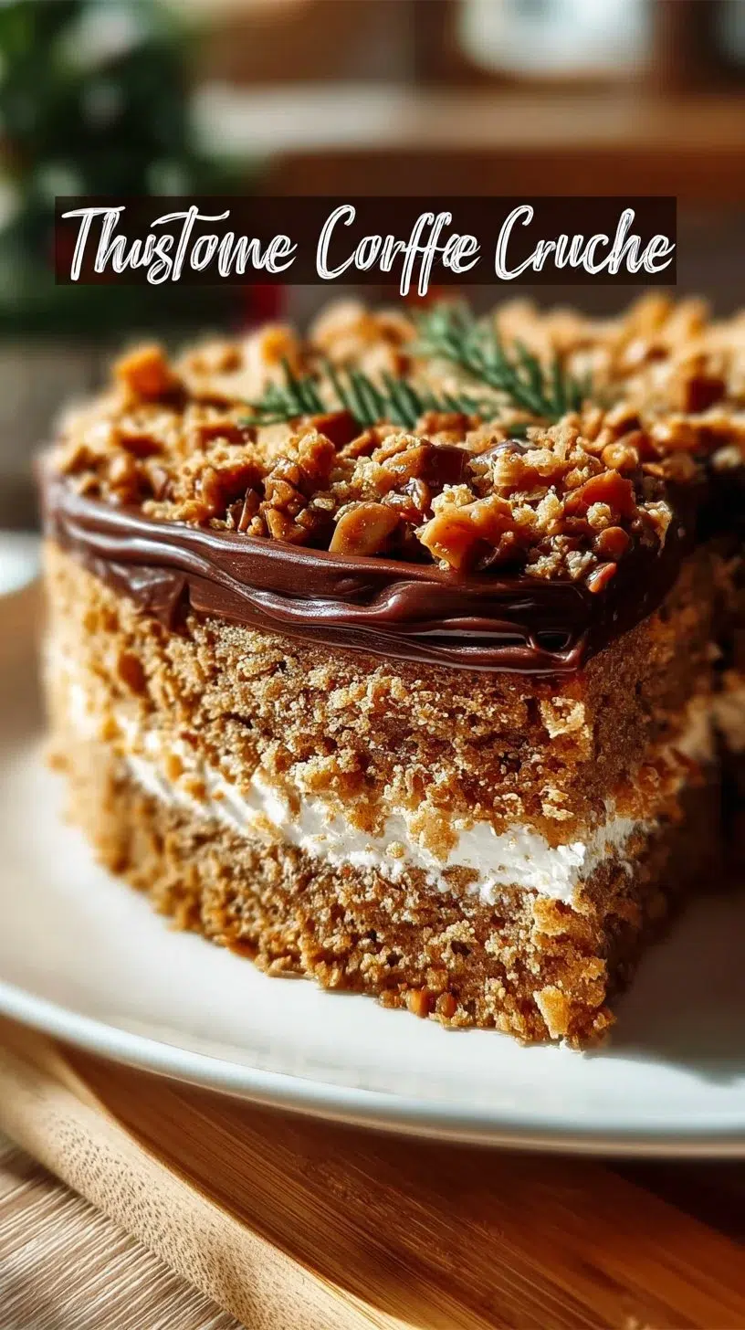 Christmas Toffee Crunch Cake