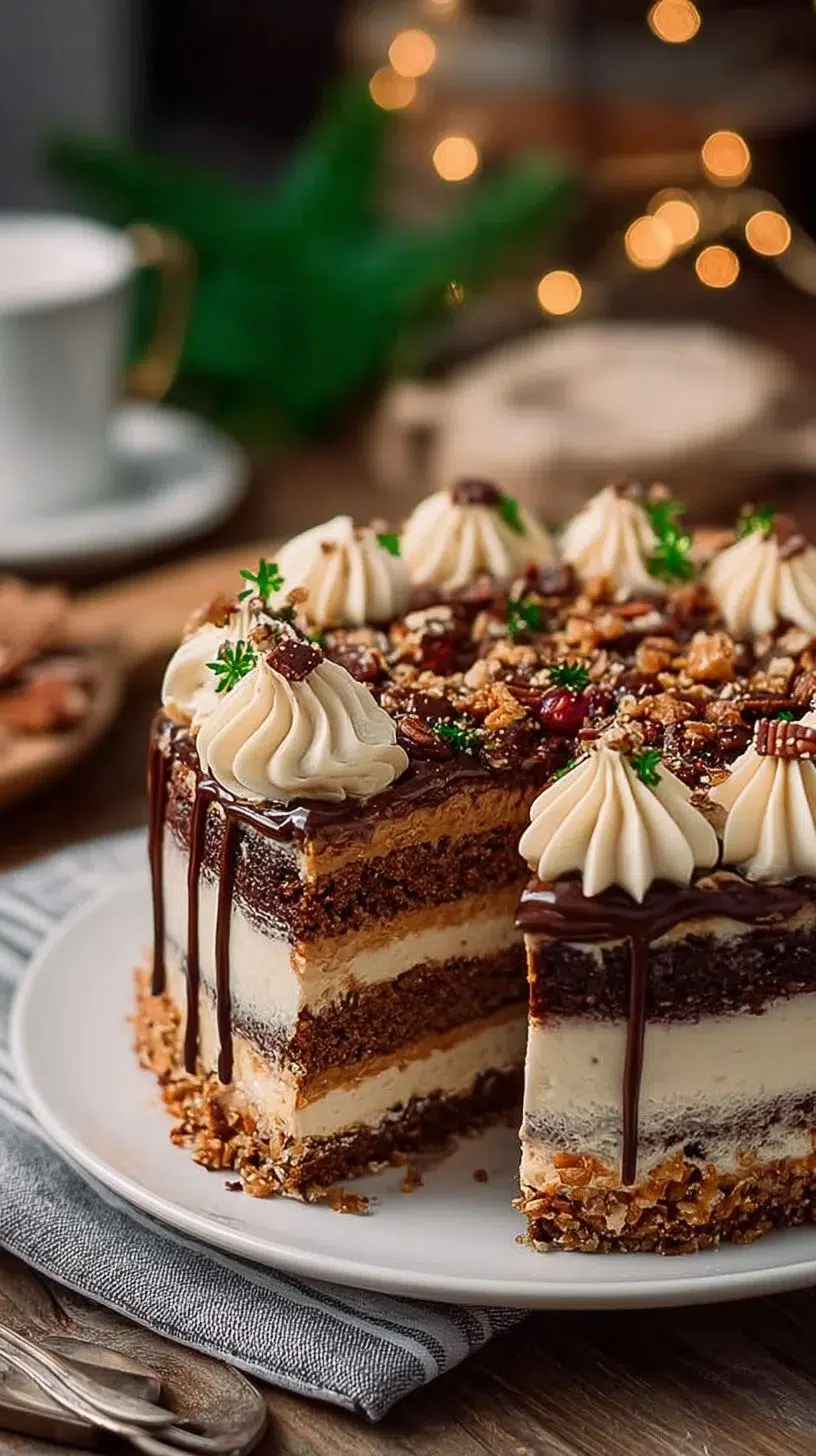 Christmas Toffee Crunch Cake
