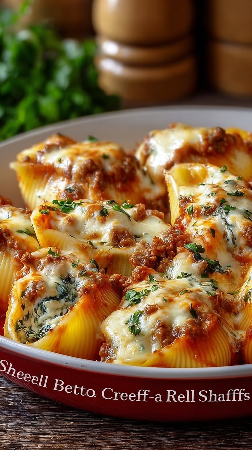 Beef Stuffed Shells with Creamy Ricotta Filling for Family Dinners