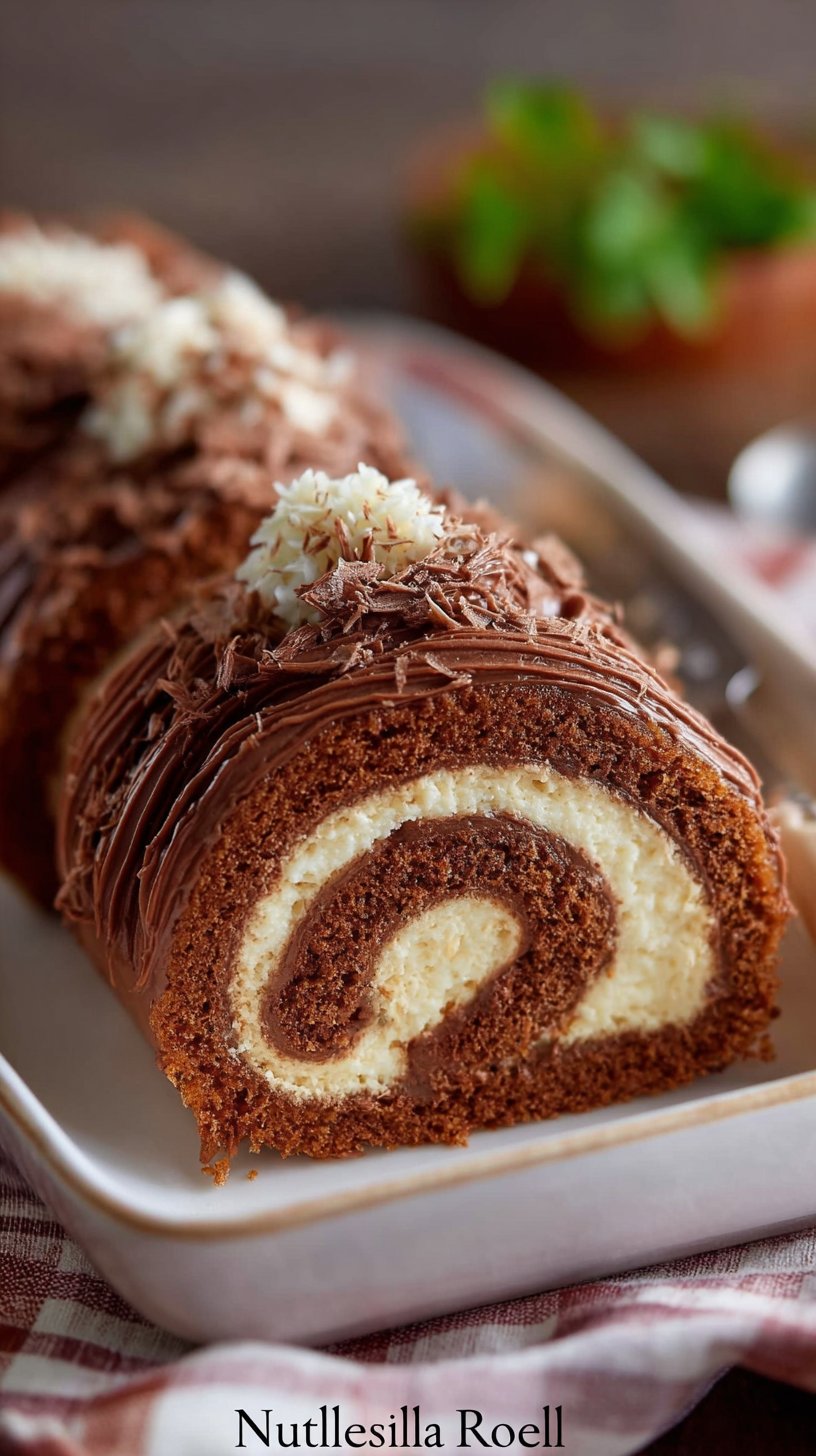 Nutella Swiss Roll