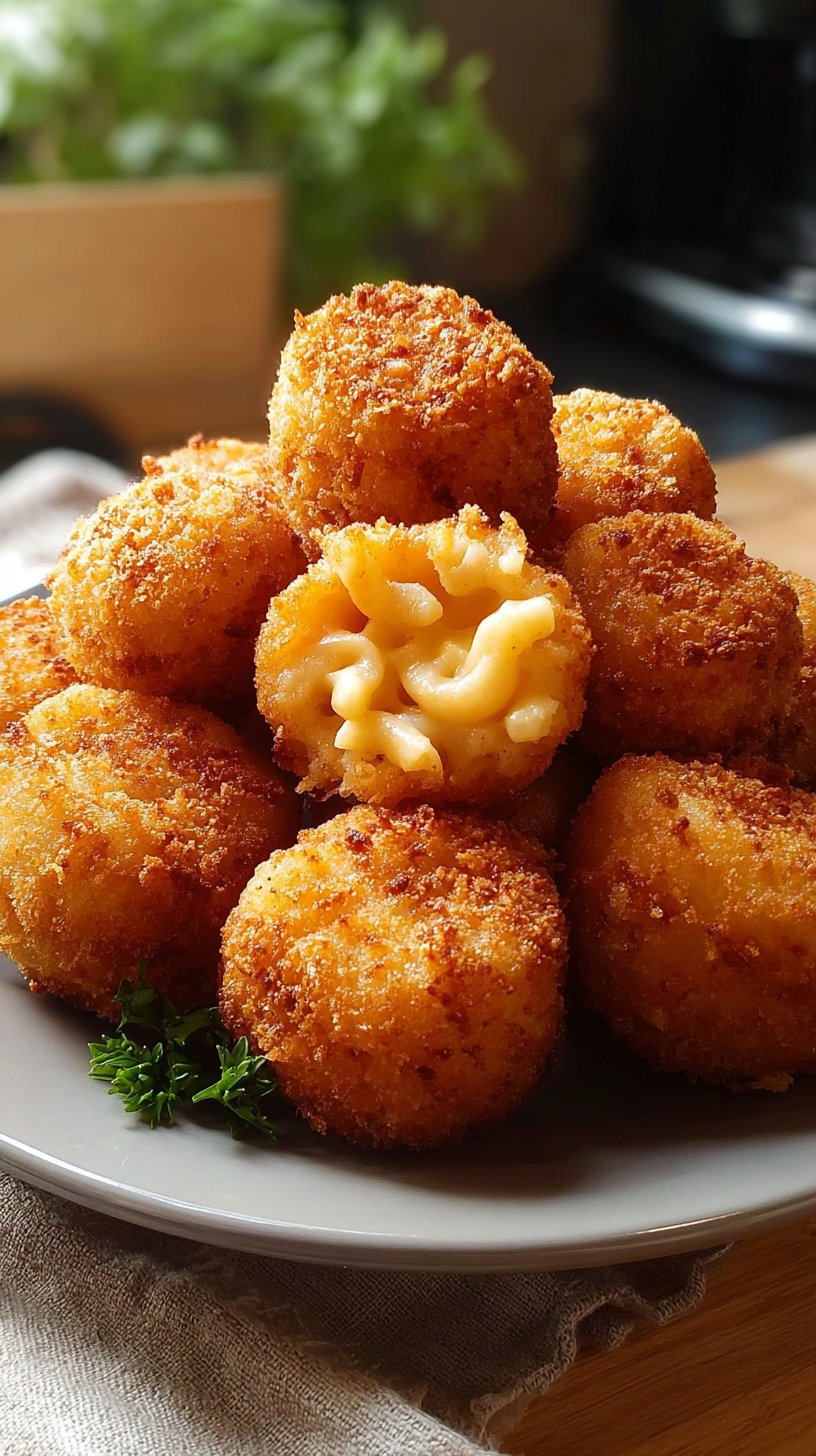 Fried Mac and Cheese Bites