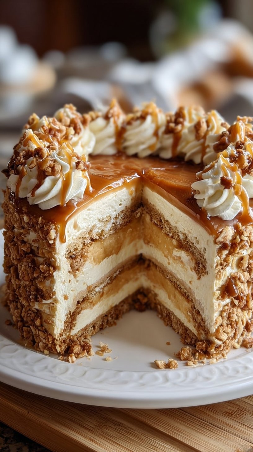 Caramel Crunch Cake