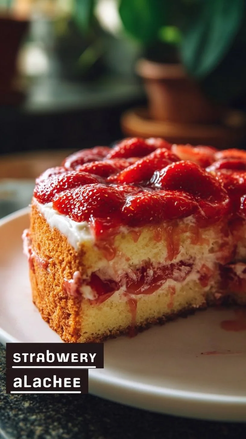 Strawberry Cake from Scratch