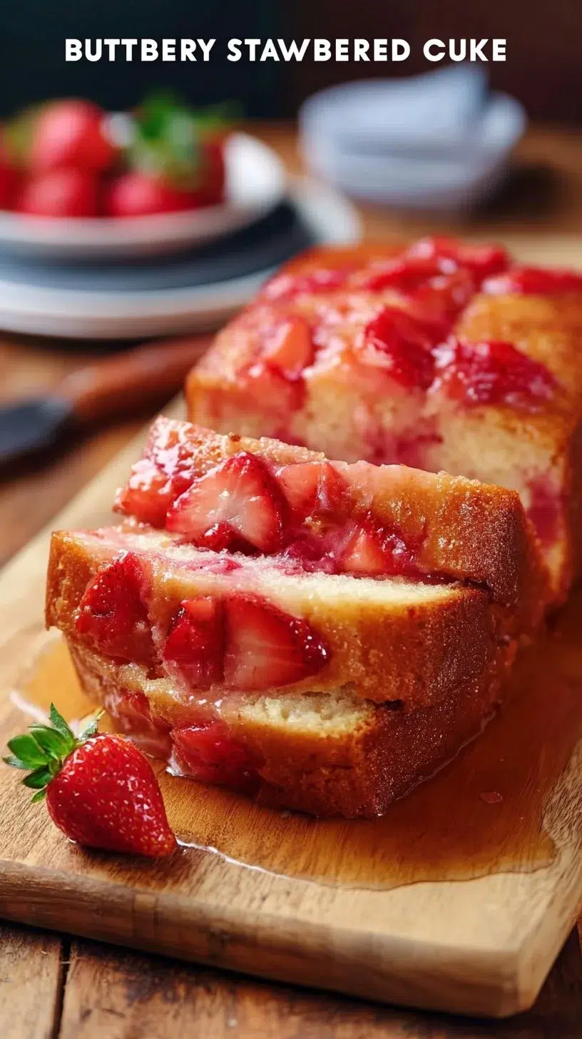 Strawberry Pound Cake