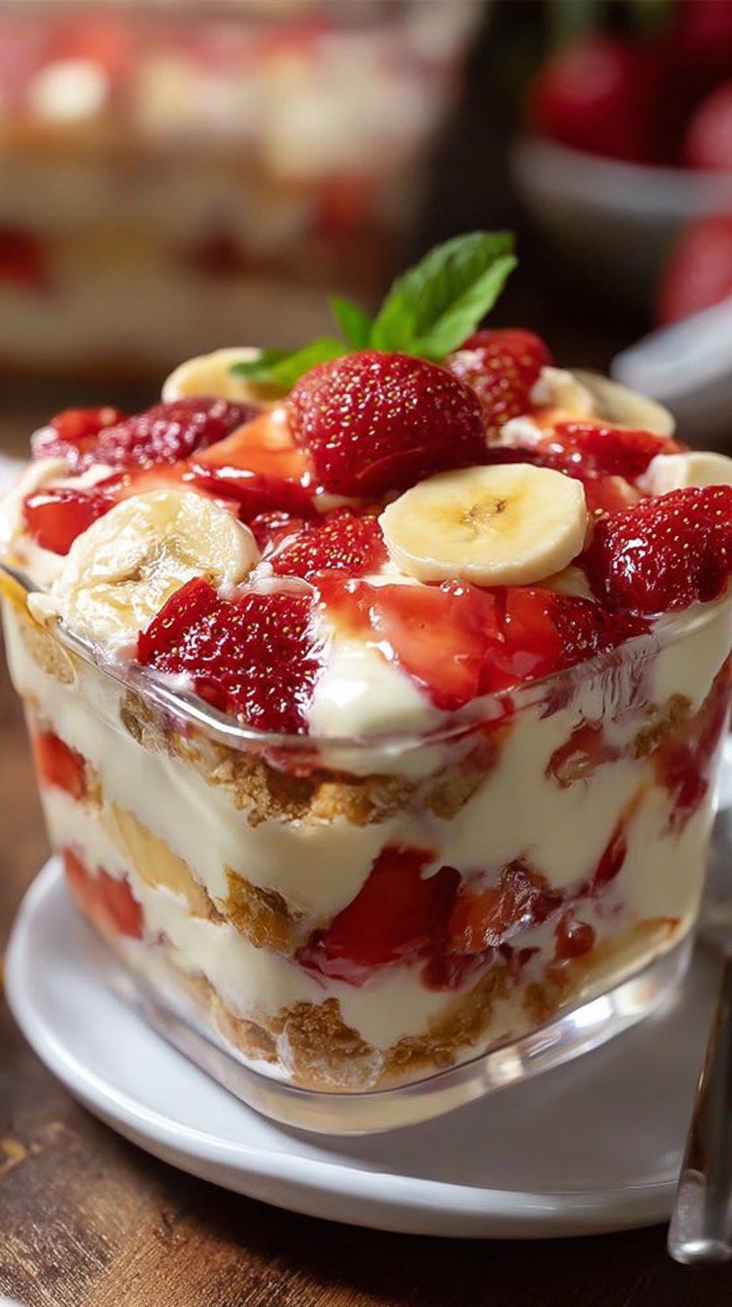 Strawberry Banana Pudding Dream