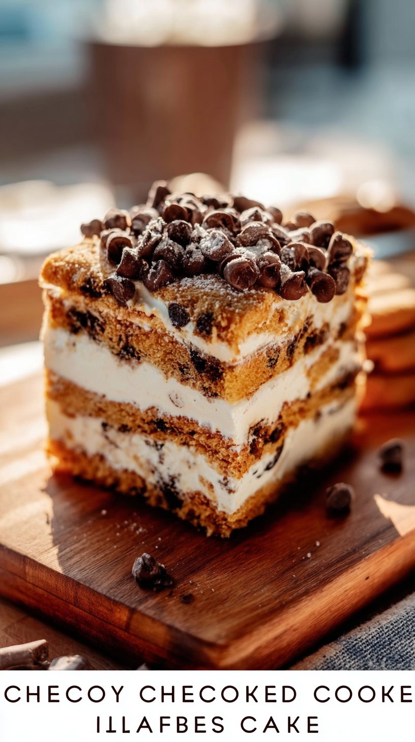 Chocolate Chip Cookie Icebox Cake