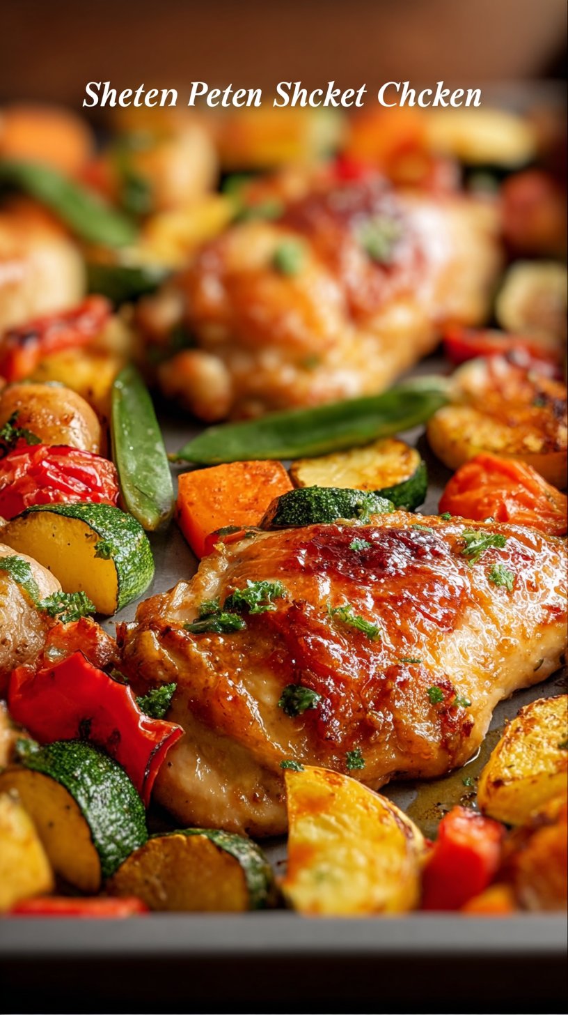 Sheet-Pan Chicken with Vegetables