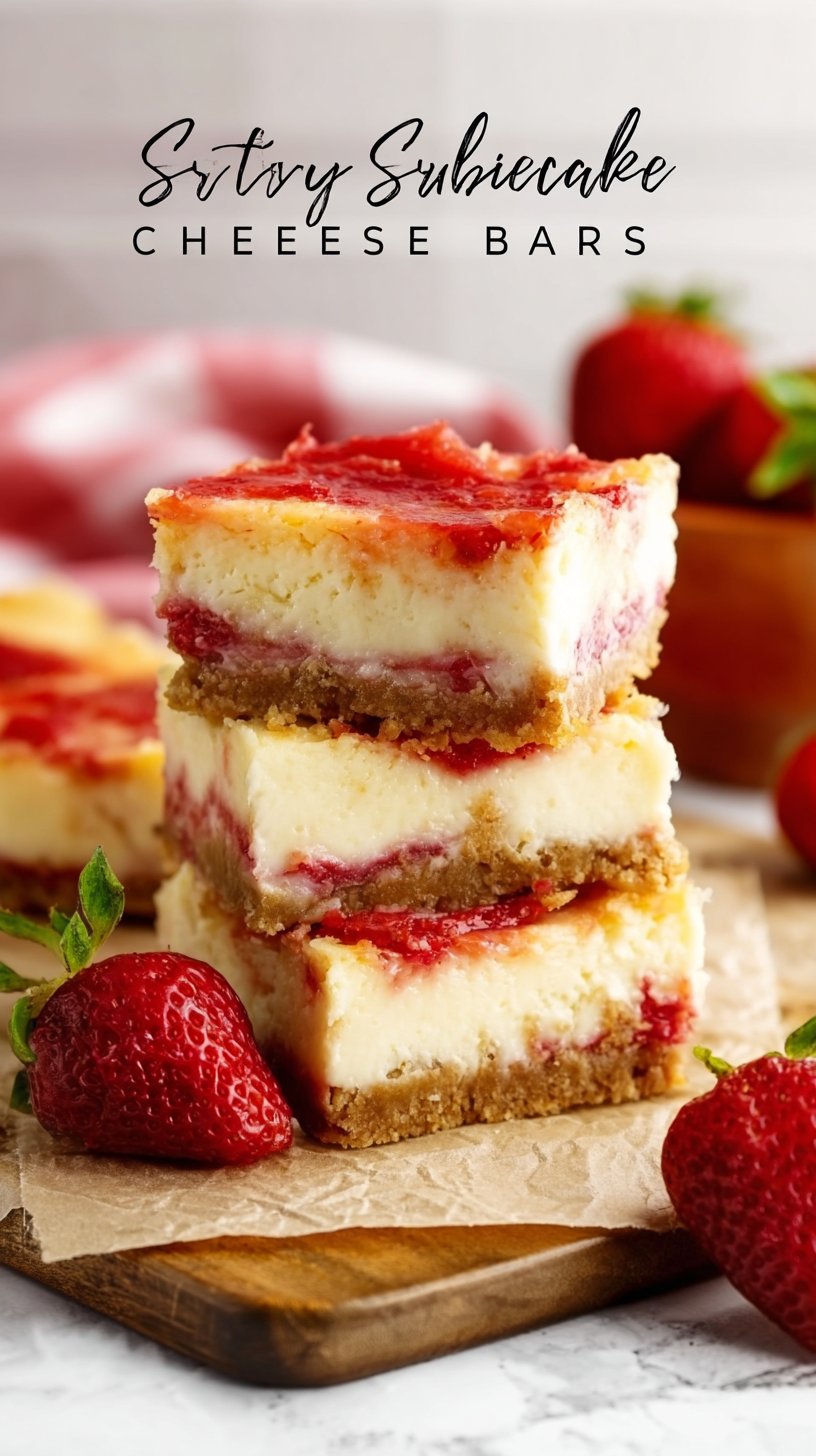 Strawberry Cheesecake Bars