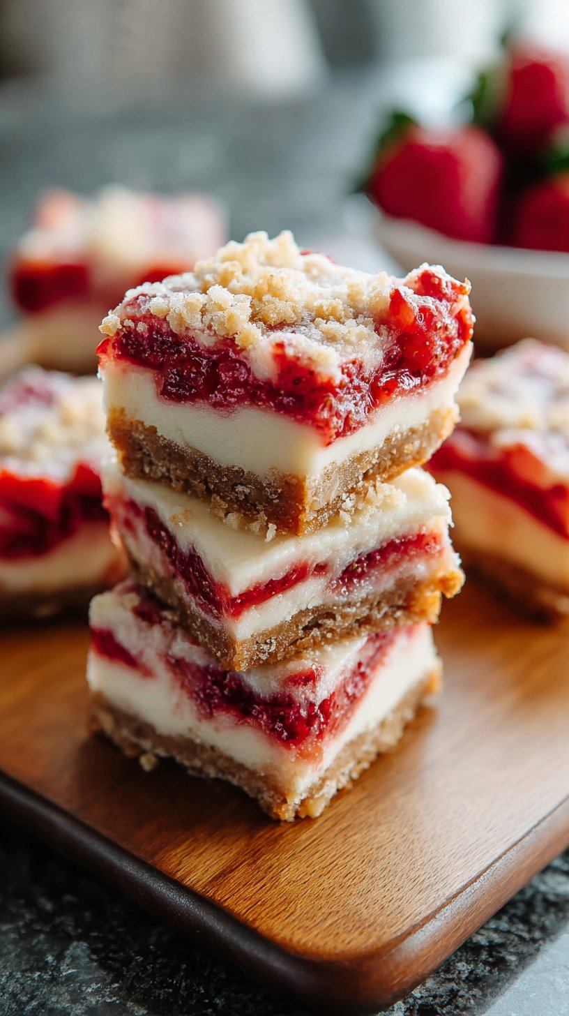 Strawberry Cheesecake Bars