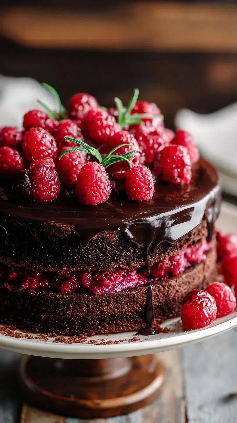 Chocolate Raspberry Cake